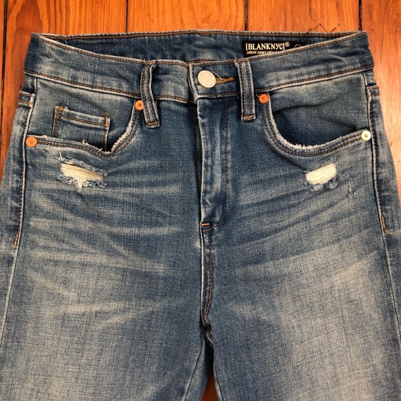 Embroidered Great Jones High Rise Crop Jeans - Picture 3 of 6